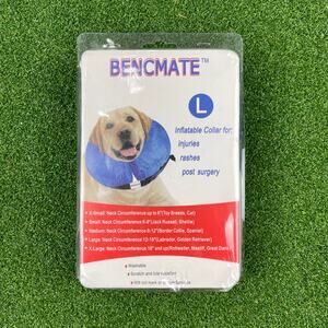 Bencmate Inflatable Pet Recovery Collar Blue Sz L